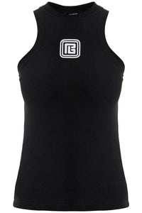 sleeveless top with pb DF1EB045BC49 BLACK/WHITE