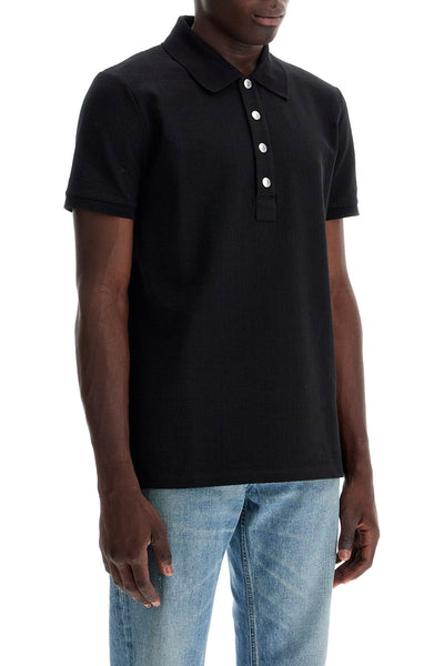 polo shirt with pb labyrinth mon DH1GB000JB82 BLACK