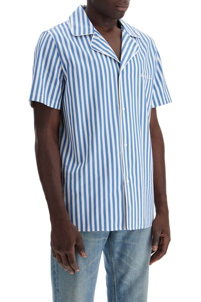 striped pajama shirt for DH1HN065CF16 BLEU PÂLE/BLANC