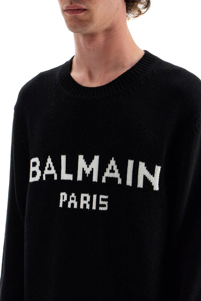 oversized branded sweater DH1KD000KG97 BLACK/WHITE