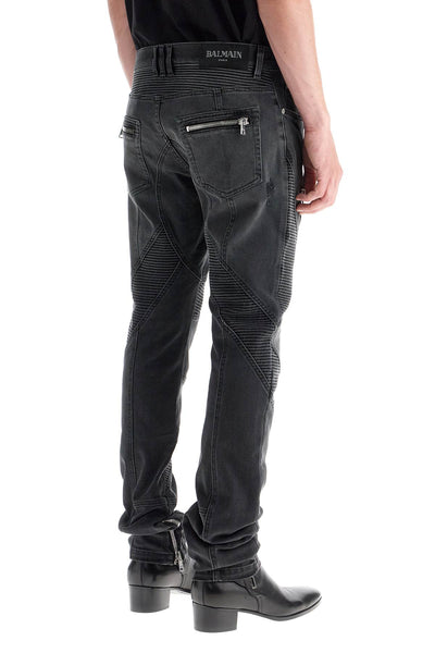 slim fit biker jeans for DH1MG110DE68 USED BLACK