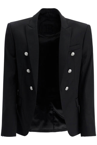 six-button wool jacket DH1SG075WB12 BLACK