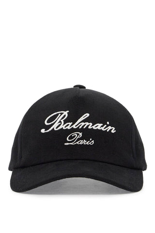 embroidered logo baseball cap with DH1XA231CD29 BLACK/IVORY