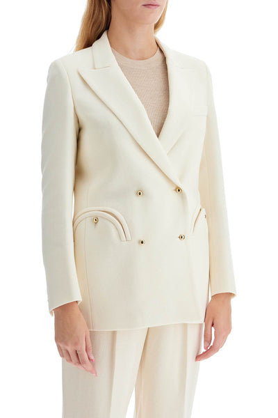 everyday resolute double-breasted blazer EBD19 ESSE 068 CREAM