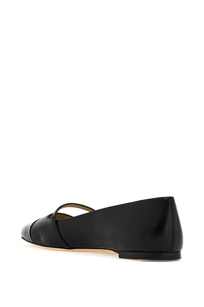 elisa ballet flats in nappa leather ELISA FLAT PTZ BLACK BLACK