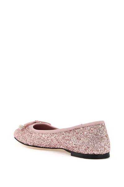 glittery elm ballet ELME FLAT PZF ROSE