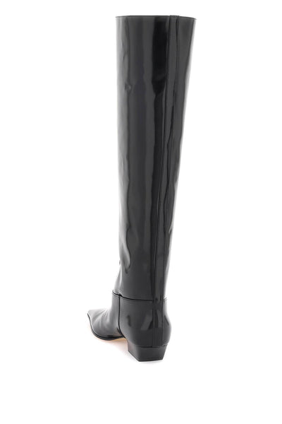the marfa knee-high boots F1071 840 L840 BLACK