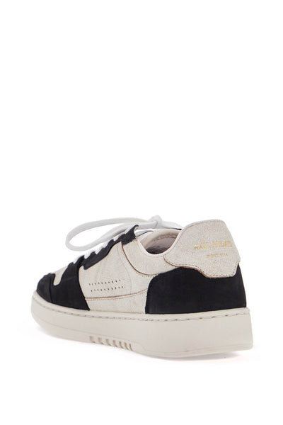 sneaker dice lo beige and black in leather and suede with recycled materials F1697004 BEIGE BLACK | Italystation.com