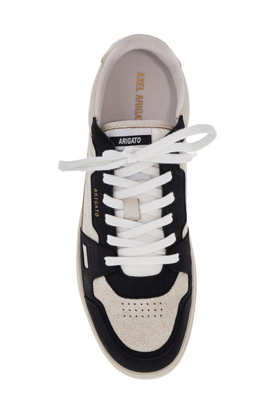 sneaker dice lo beige and black in leather and suede with recycled materials F1697004 BEIGE BLACK | Italystation.com