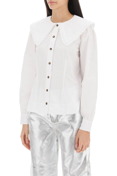 maxi collar shirt F5500 BRIGHT WHITE