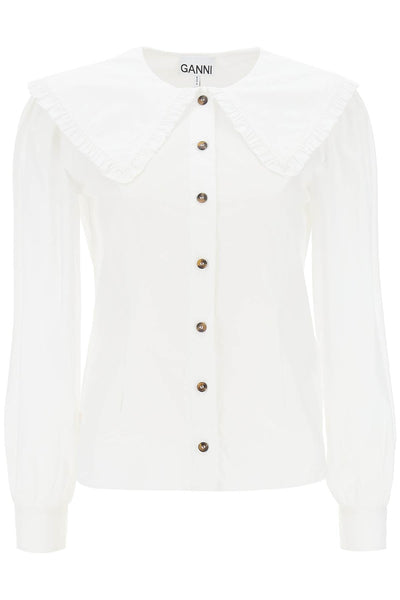 maxi collar shirt F5500 BRIGHT WHITE