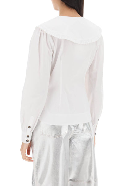 maxi collar shirt F5500 BRIGHT WHITE