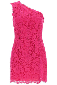 short shocking pink lace dress F6TJUT HLMII ROSA SHOCKING