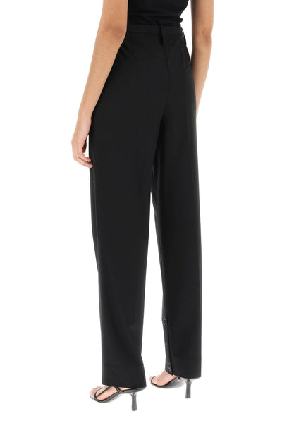 cigarette pants F8679 BLACK