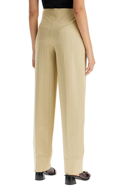 striped tapered trousers F9257 SAHARA SUN