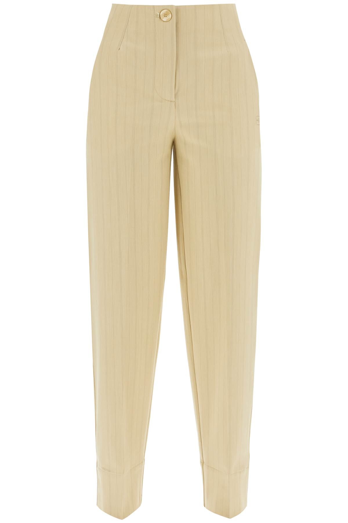 striped tapered trousers F9257 SAHARA SUN