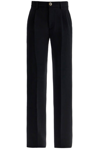 woolen cigarette pants for women FABX3841 F4372 BLACK