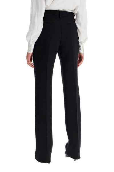 woolen cigarette pants for women FABX3841 F4372 BLACK