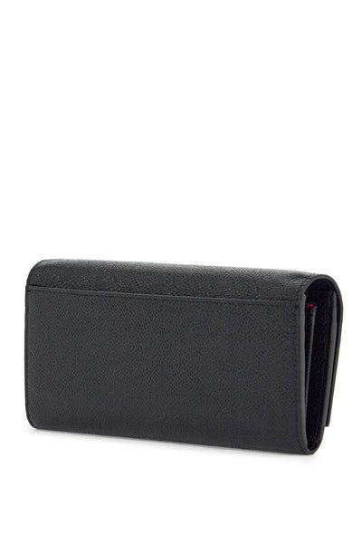 black calfskin chain wallet with rwb detail FAW098A 00198 BLACK