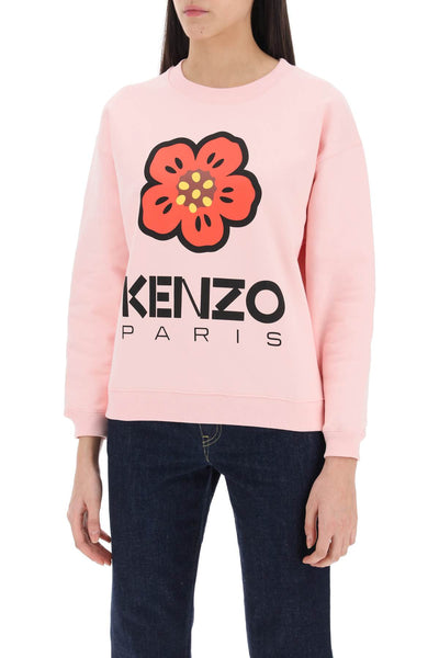 bokè flower crew-neck sweatshirt FD52SW0364ME ROSE CLAIR