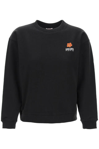 crew-neck sweatshirt with embroidery FD52SW0404MF BLACK