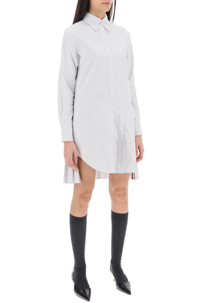 striped oxford shirt dress FDSD34AF0510 MED GREY