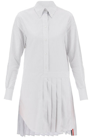 striped oxford shirt dress FDSD34AF0510 MED GREY