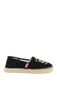 canvas espadrilles with logo embroidery FE55ES020F81 BLACK