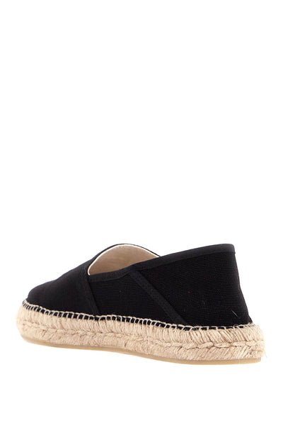 canvas espadrilles with logo embroidery FE52ES020F82 NOIR