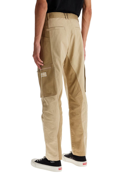 cotton cargo pants for men FE65PA1129CA BEIGE