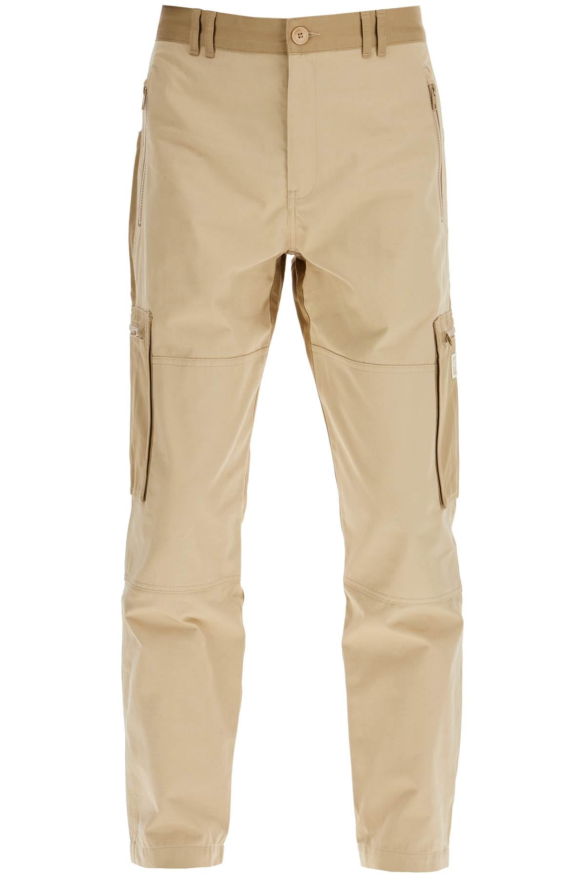 cotton cargo pants for men FE65PA1129CA BEIGE