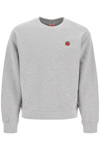 "boke flower detail sweatshirt FE65SW2234MF PEARL GREY