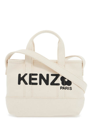 small kenzo utility denim tote bag FE68SA910F36 ECRU