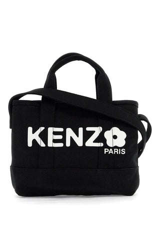 small kenzo utility denim tote bag FE68SA910F36 BLACK