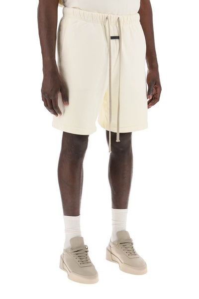 cotton terry sports bermuda shorts FG840 051FLC CREAM
