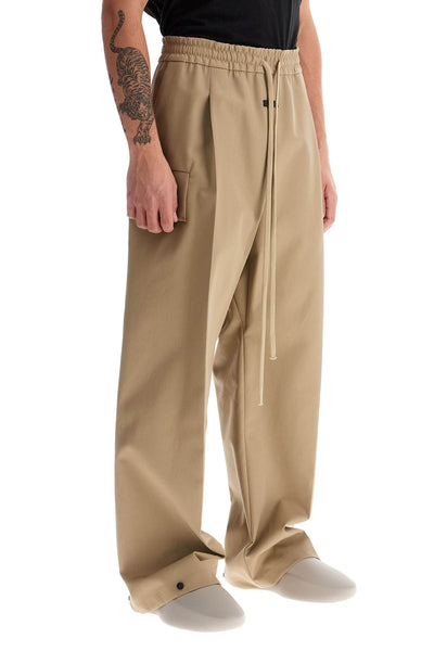 cargo wool and cotton blend trousers FG840 321WCT DUNE