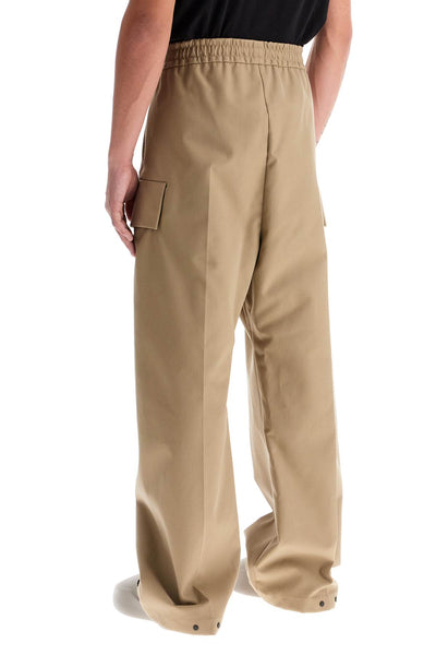 cargo wool and cotton blend trousers FG840 321WCT DUNE