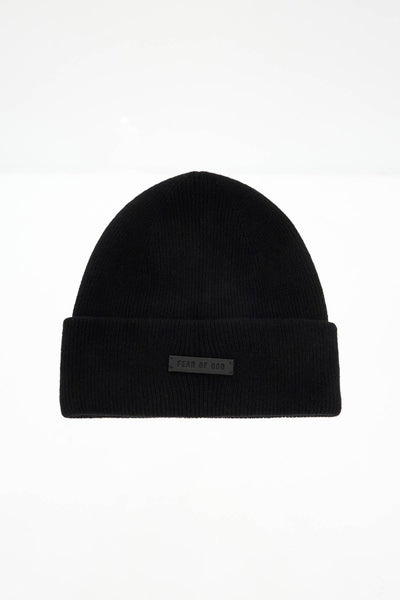 cashmere beanie hat for FG870 033CAS BLACK