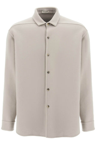 wool and cachemire overshirt jacket FGE50 213WCB DUSTY BEIGE