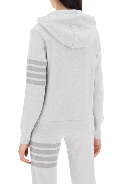 4-bar hoodie with zipper and FJT174A 06910 LT GREY