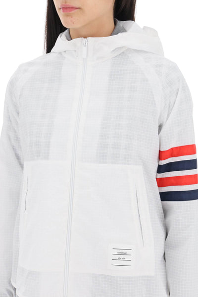 4-bar jacket in ripstop FJT316AF0517 WHITE