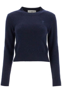 "cashmere and wool pullover FKS057 005 BLEU MARINE