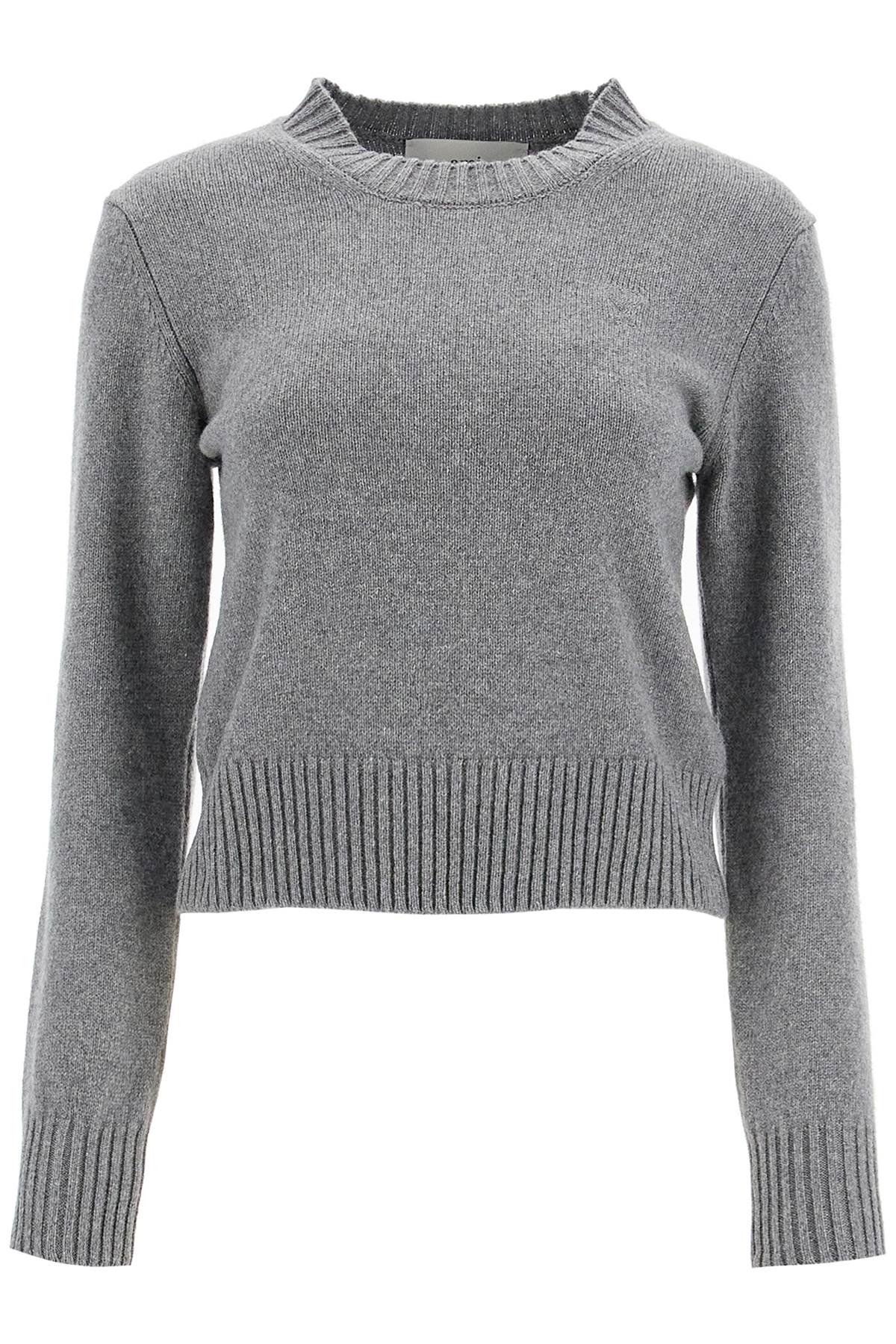 "cashmere and wool pullover FKS057 005 GRIS CLAIR