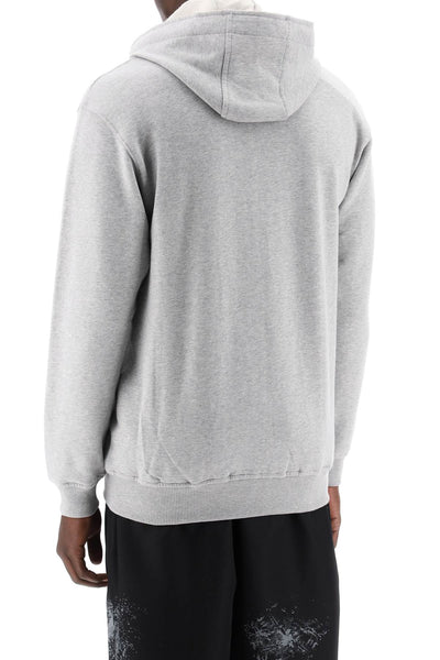 hooded sweatshirt with FM T001 S24 TOP GREY