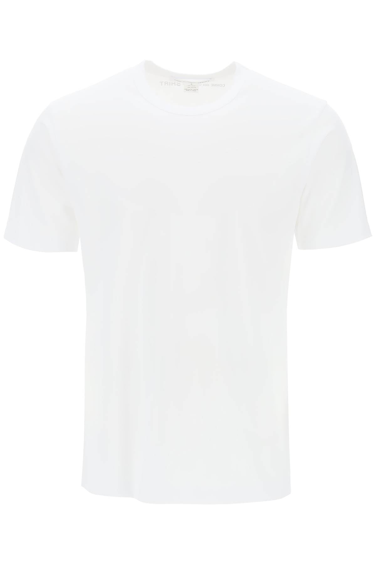 logo print t-shirt FM T011 S24 WHITE