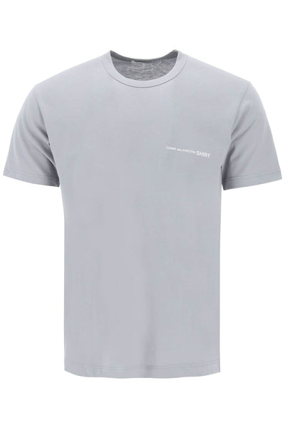 logo print t-shirt FM T025 S24 GREY