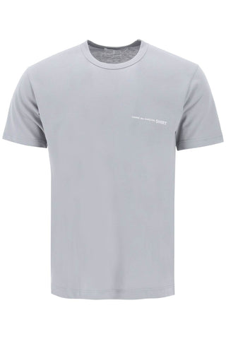 logo print t-shirt FM T025 S24 GREY