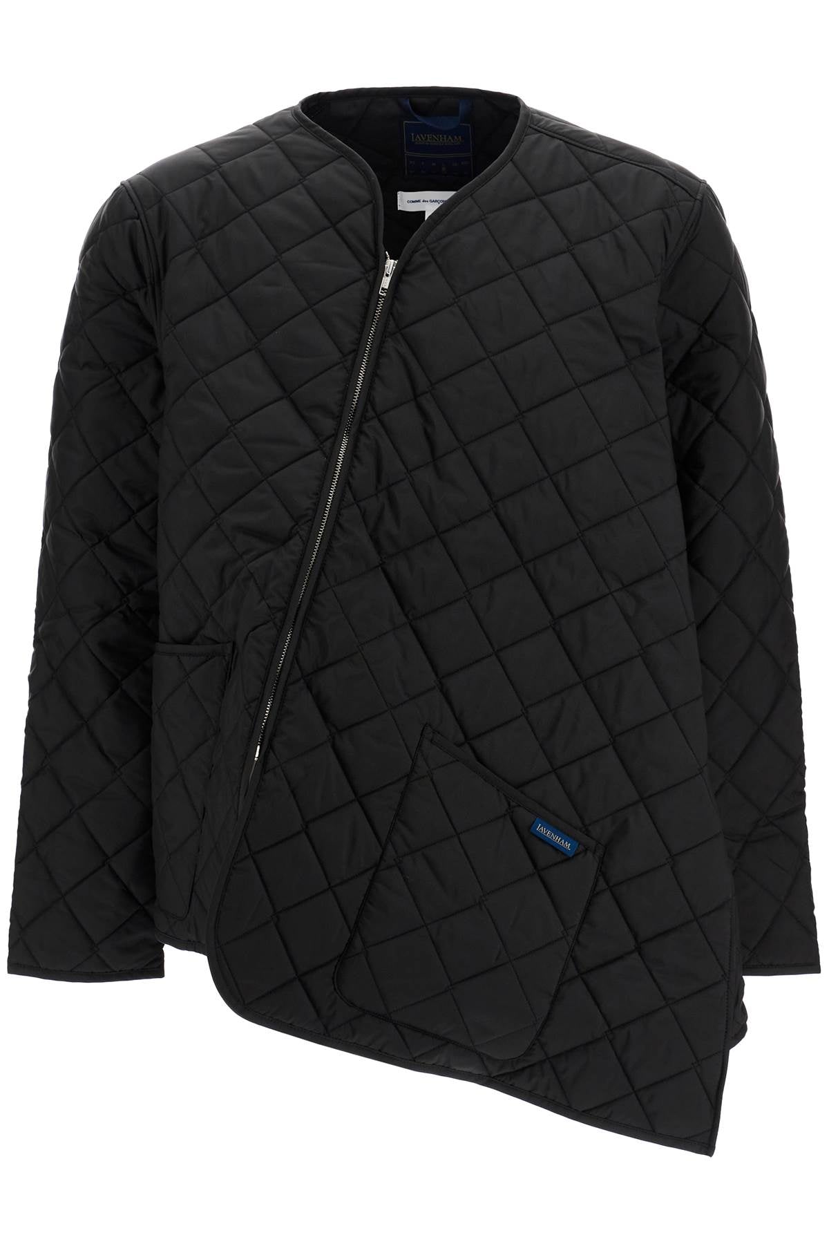 COMME DES GARCONS SHIRT asymmetric quilted FN | Italystation.com - Shop Now at italystation.com