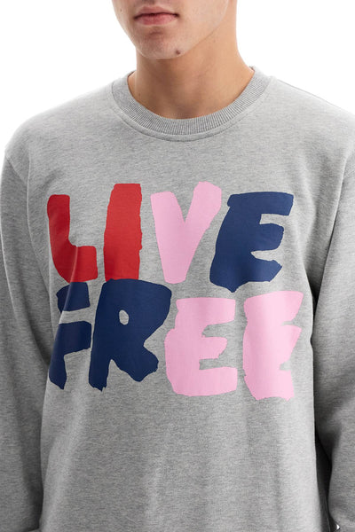 live free hooded sweat FN T007 W24 T. GREY