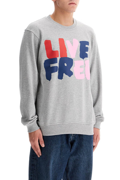 live free hooded sweat FN T007 W24 T. GREY